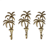 Islander Palm Tree Wall Hook | Brass