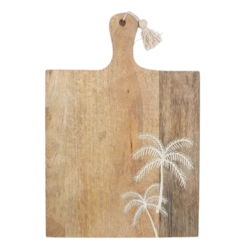 Miami Palms Wooden Serving Board