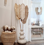 Bamboo Deco Leaf Natural - Luxe Coastal Home