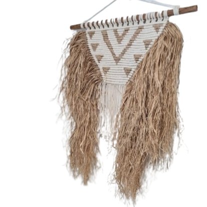 Malawi Seagrass Macrame Wall Hanging - Luxe Coastal Home