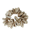 Pebble Cove Cowrie Shell Napkin Ring - Luxe Coastal Home