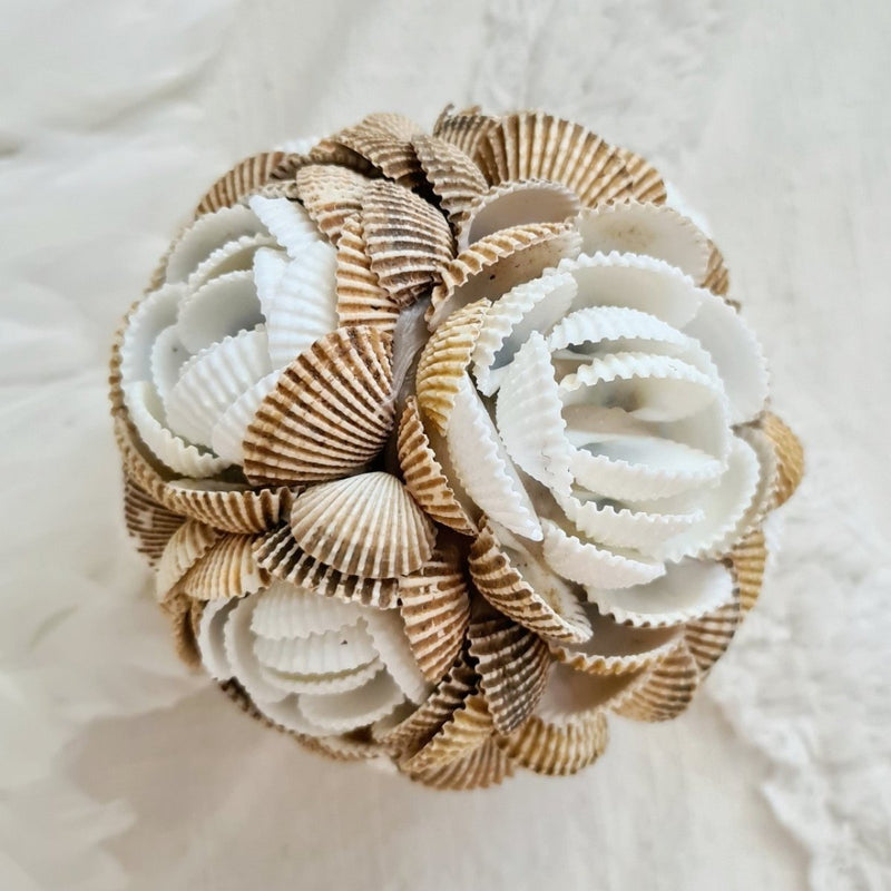 Petal Shell Ball Natural - Luxe Coastal Home