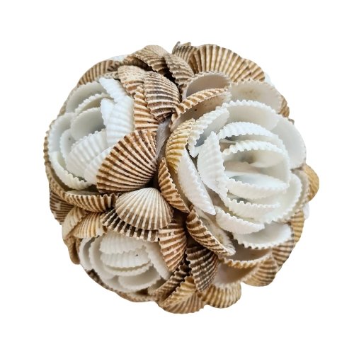 Petal Shell Ball Natural - Luxe Coastal Home
