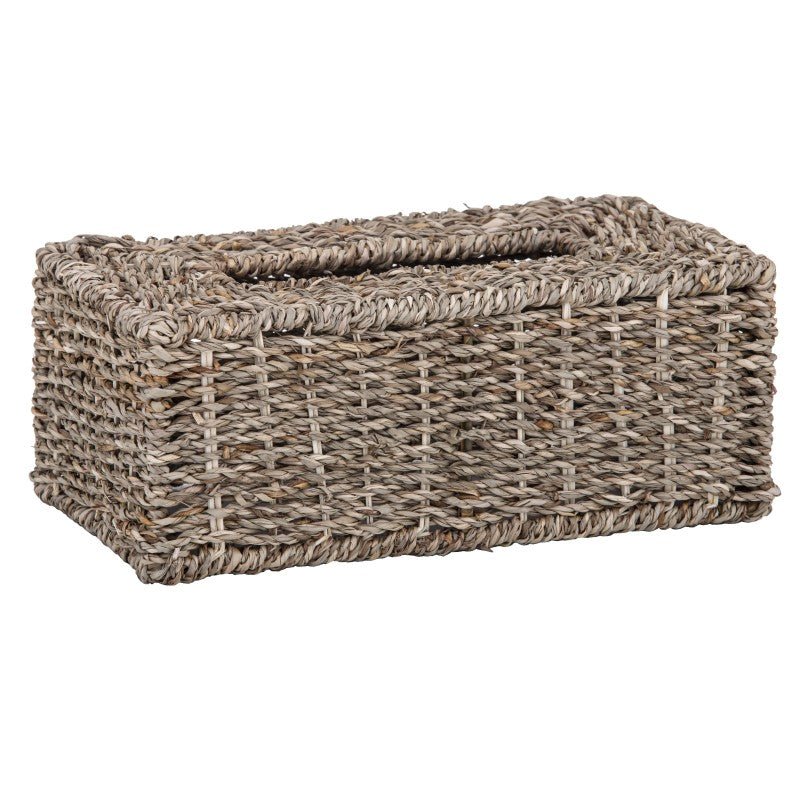 Rattan Tissue Box Rectangle - Luxe Coastal Home