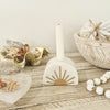 Rising Sun Marble & Gold Inlay Candle Holder - Luxe Coastal Home