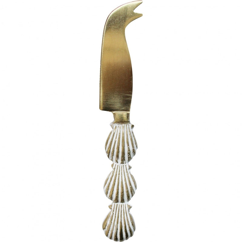 Shell Handle Cheese Spreader - Luxe Coastal Home