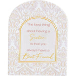 Sister Arch Plaque - Luxe Coastal Home
