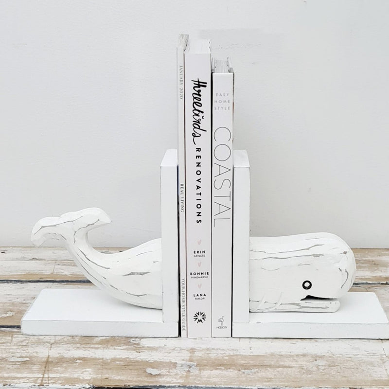 Whale Bookends. - Luxe Coastal Home